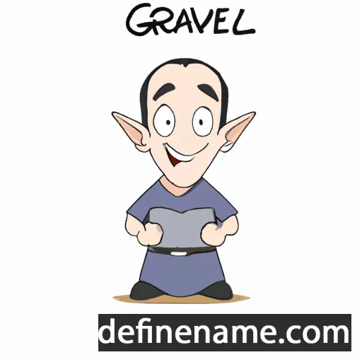 cartoon of the name Gavri'el