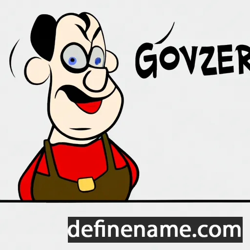 cartoon of the name Göwher