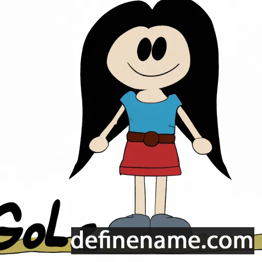 cartoon of the name Gözel