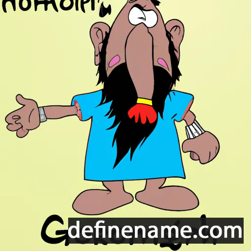 cartoon of the name Gormghal