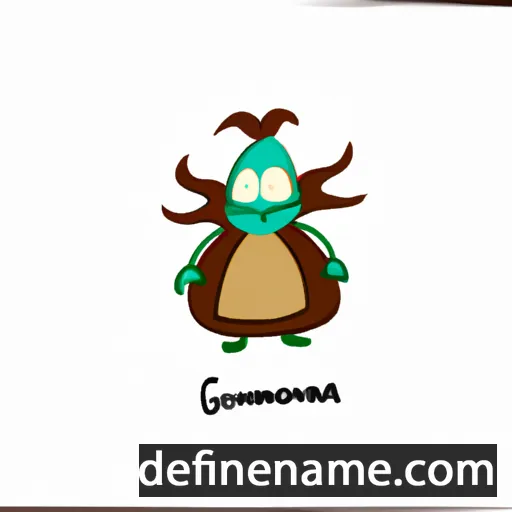 cartoon of the name Gormonda