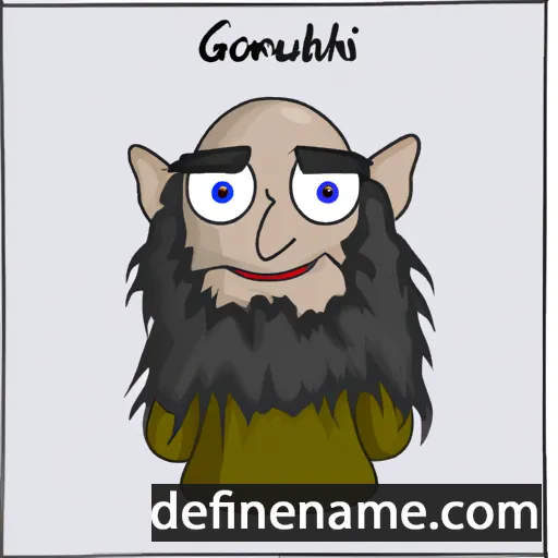 Gormshuil cartoon