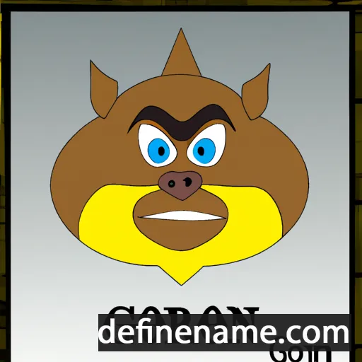 cartoon of the name Goron