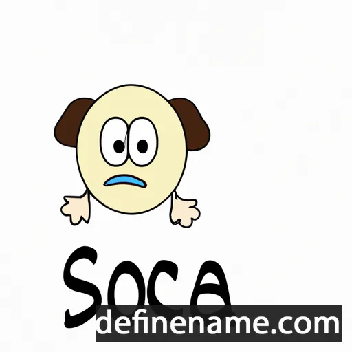 cartoon of the name Gosca