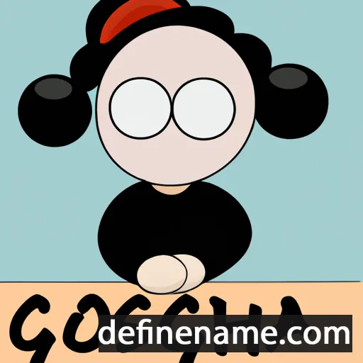 cartoon of the name Goscha