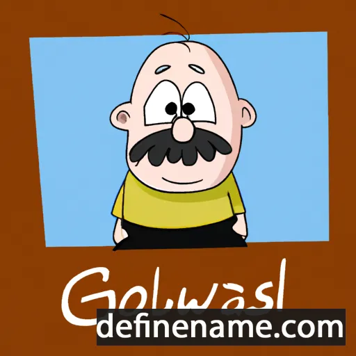 Gosław cartoon