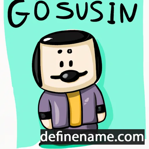 cartoon of the name Gossuin