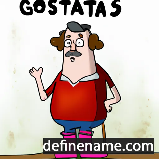 Gostautas cartoon