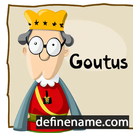 cartoon of the name Gostauus