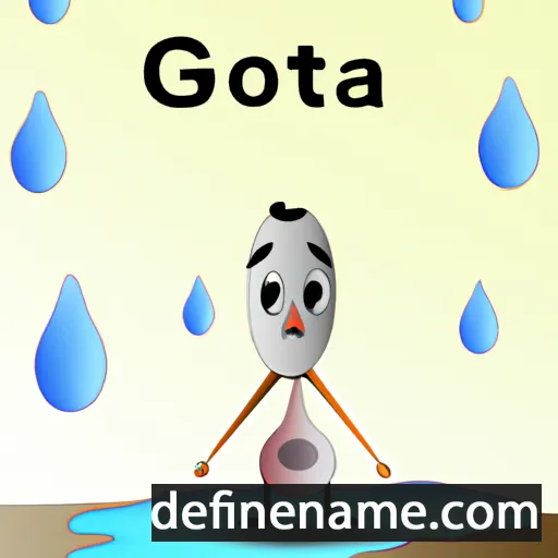 cartoon of the name Gota