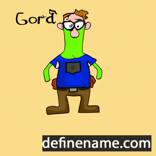 cartoon of the name Gotard