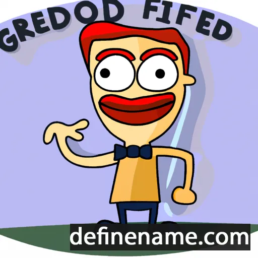 cartoon of the name Gotfred