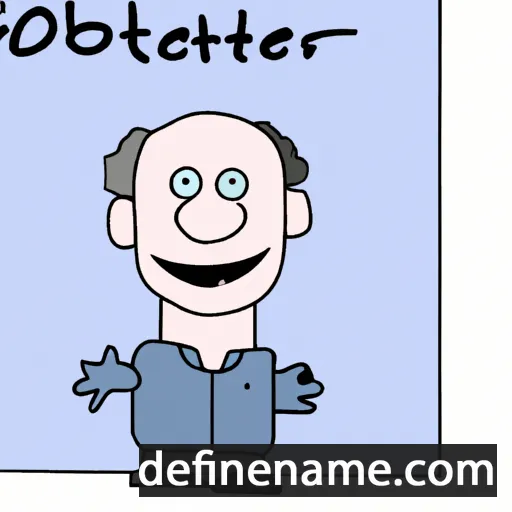 cartoon of the name Gottbert