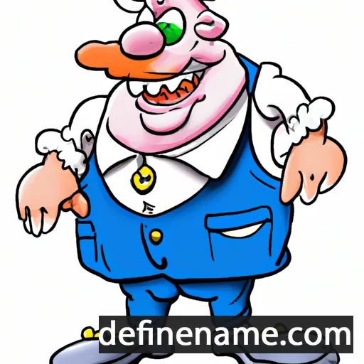 cartoon of the name Gottmar