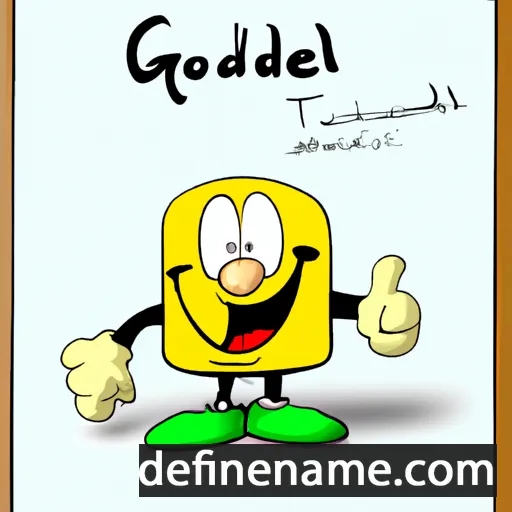 cartoon of the name Goudiel