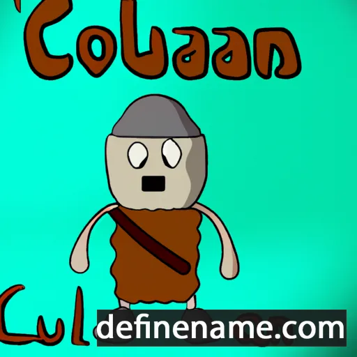 cartoon of the name Goulc'han