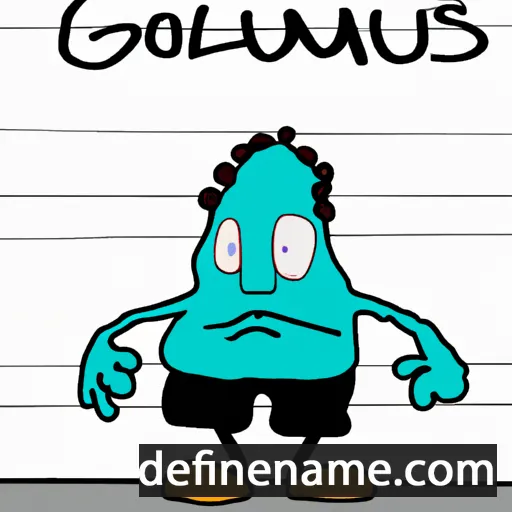 cartoon of the name Goulielmos