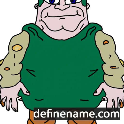 cartoon of the name Goulven