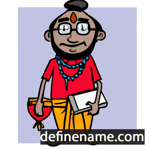 cartoon of the name Govindarajan