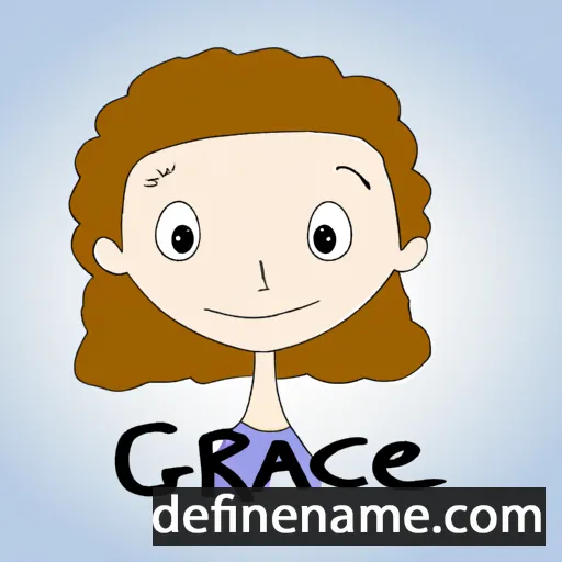 cartoon of the name Gracee