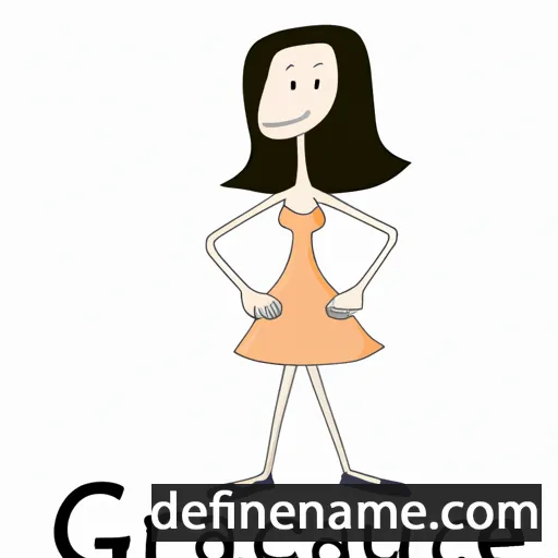 cartoon of the name Graceful