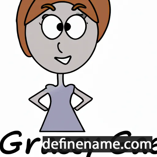 cartoon of the name Gracey