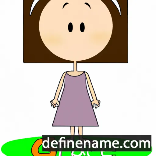 cartoon of the name Graci