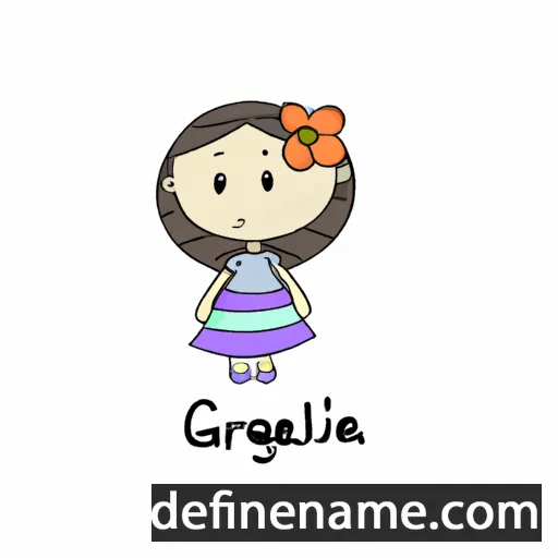 cartoon of the name Graciella