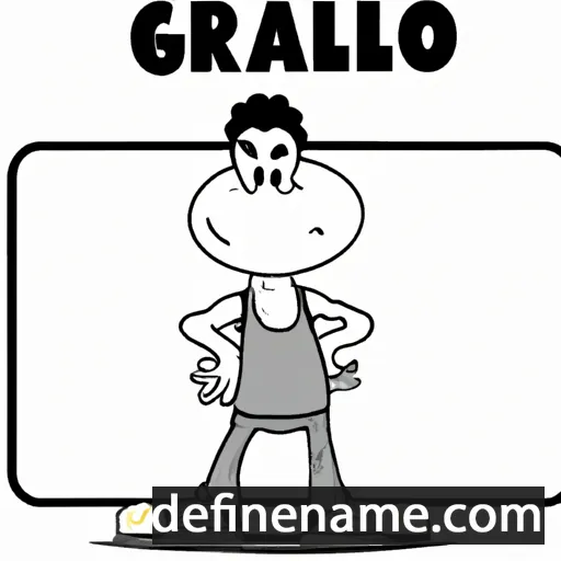 cartoon of the name Gracielo