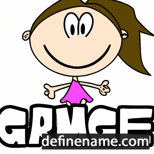 cartoon of the name Graciemae