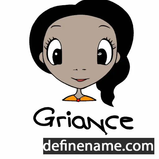 cartoon of the name Graciene