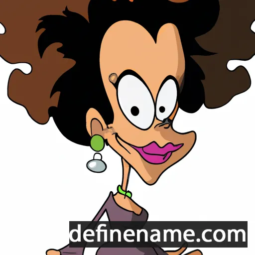 cartoon of the name Graciette