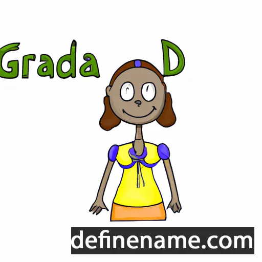 cartoon of the name Gracinda