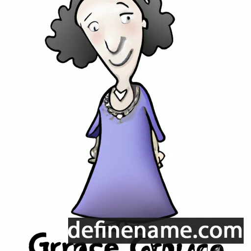 cartoon of the name Gracious