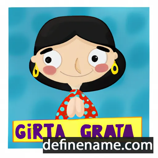 cartoon of the name Gracita