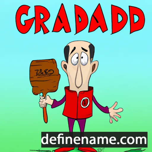 cartoon of the name Gradimir