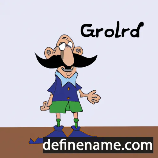 cartoon of the name Gradolf