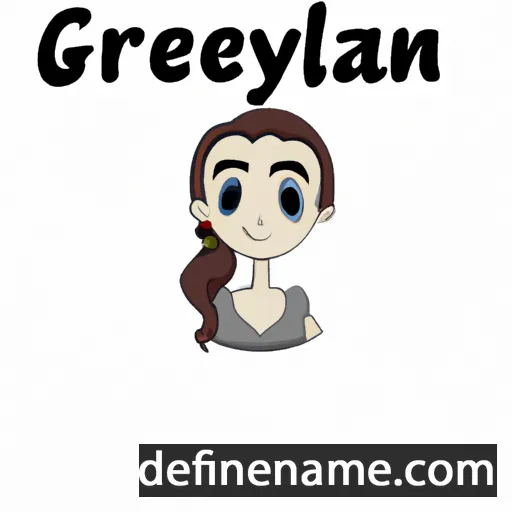 cartoon of the name Graelyn