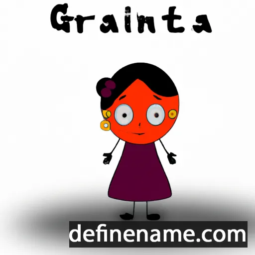 cartoon of the name Grañita