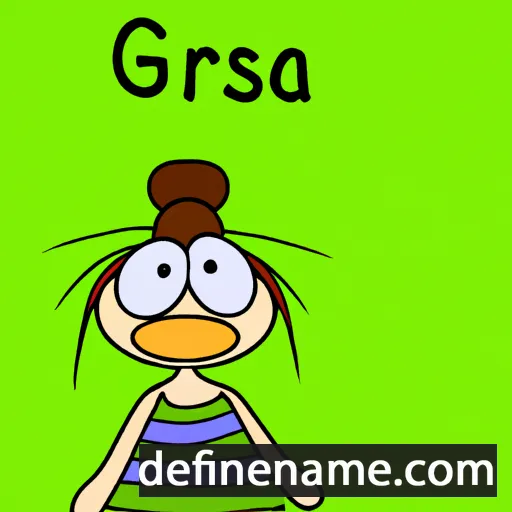 cartoon of the name Graša