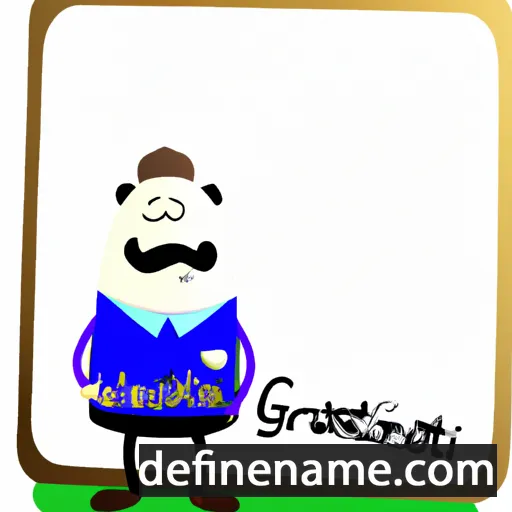 cartoon of the name Gratsian