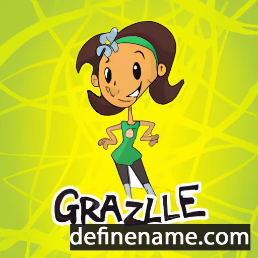 cartoon of the name Grazielle