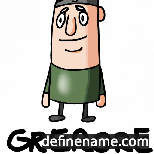 cartoon of the name Grégoére