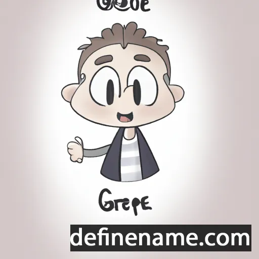 cartoon of the name Grégorie