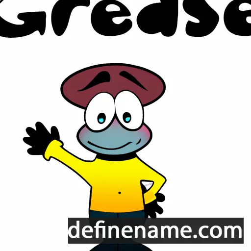 cartoon of the name Grésinde