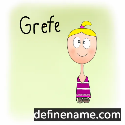 Gréte cartoon