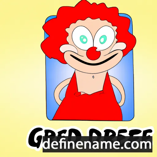 cartoon of the name Gredmarie