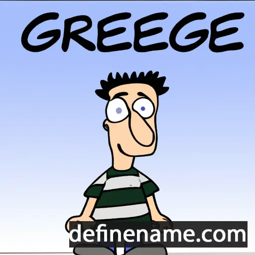 cartoon of the name Greggie