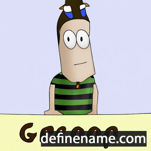 cartoon of the name Gregoor