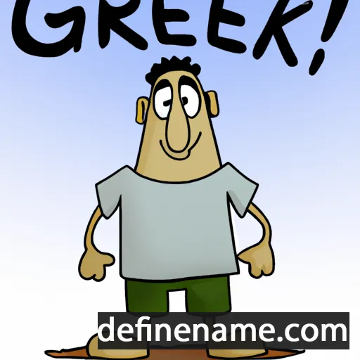 cartoon of the name Grek